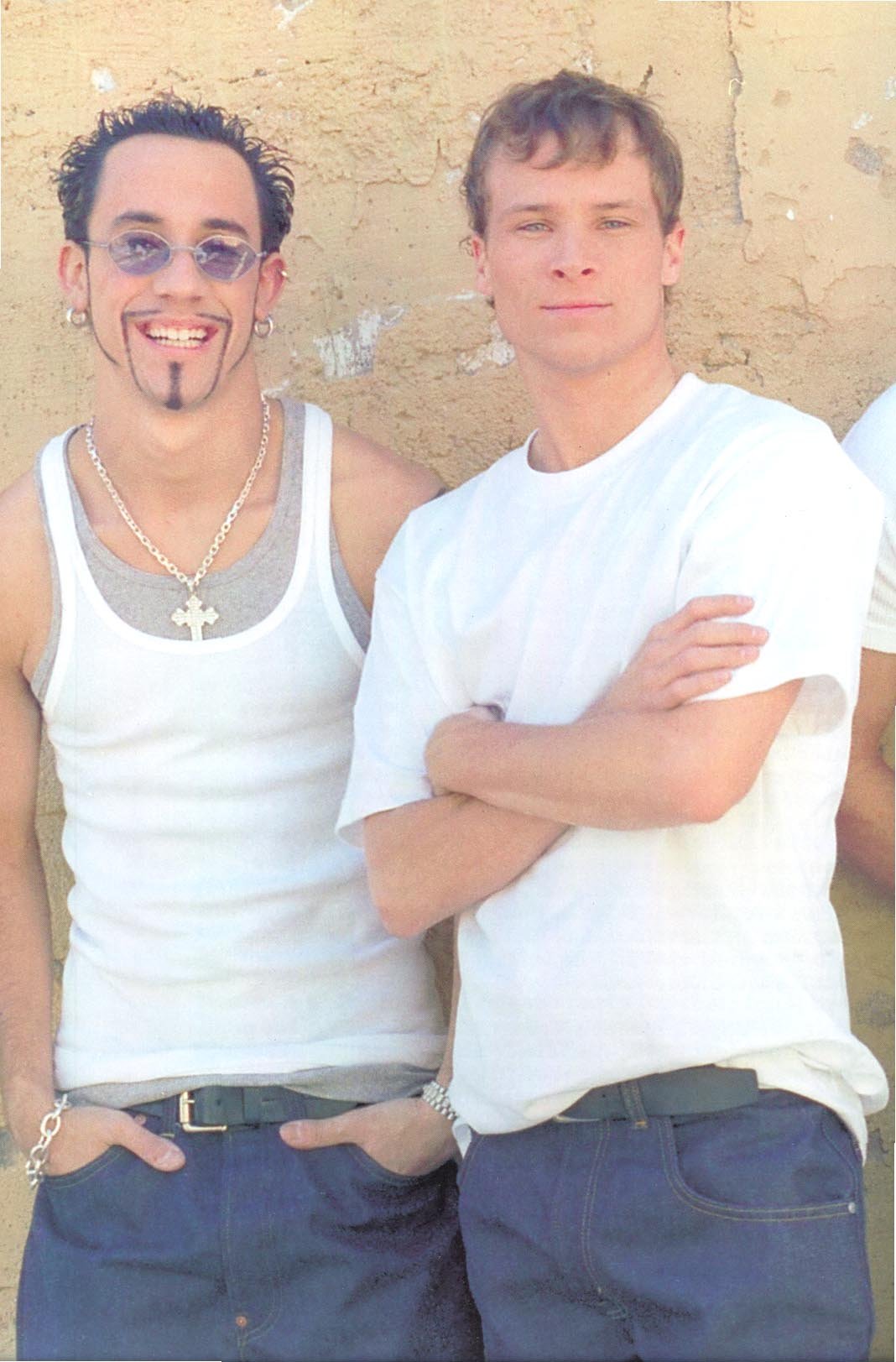 AJ and Brian of the Backstreet Boys